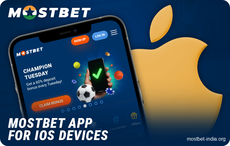 Use the Mostbet app on iOS devices