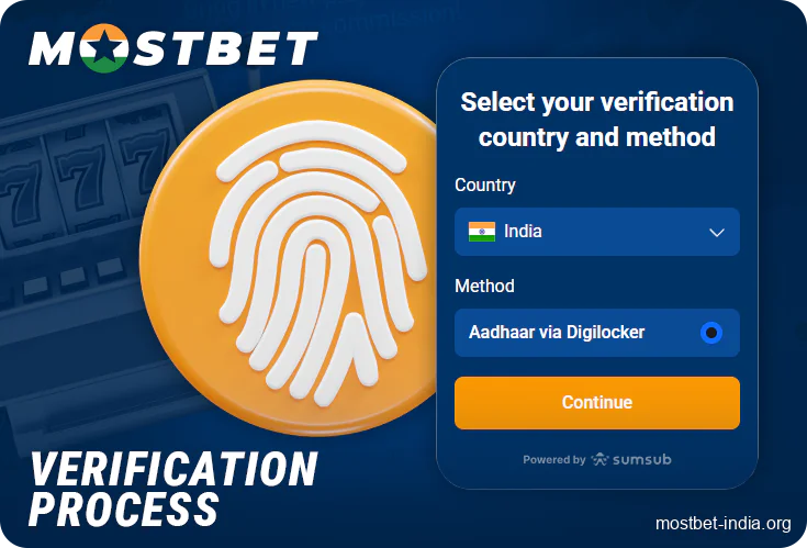 How Mostbet players from India can complete the verification process